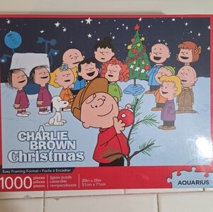Aquarius A CHARLIE BROWN CHRISTMAS 1000-Piece Puzzle, 20x28 Complete